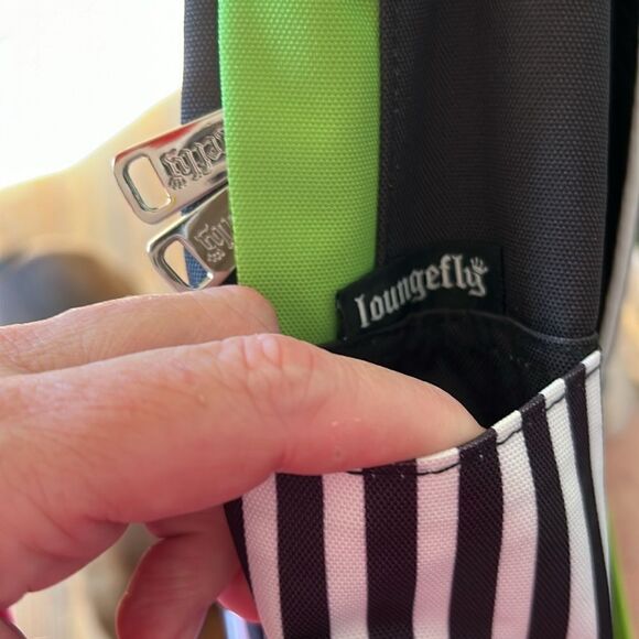 Loungefly Beetlejuice Large Backpack - Picture 8 of 12